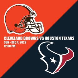 Cleveland Browns @ Houston Texans Tickets 🎟 