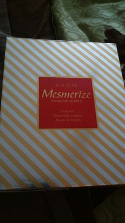 Avon men mezmorized gift collection comes with 3.4 ounce cologne spray, Hair & Body Wash , after shave conditioner