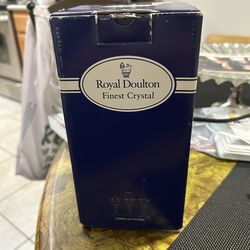 Royal Doulton 8 “ Crystal Candleholder