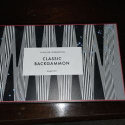 Silver One International Classic Backgammon Game