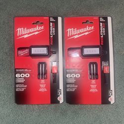 Milwaukee USB Hard Hat Head 600 Lumens Lamps  