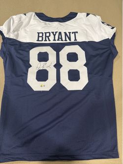 Dez Bryant Dallas Cowboys Autographed Custom Jersey Beckett COA