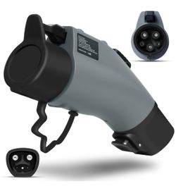 EV Charger Adapter for TSL to J1772, Max 60A 250V, NACS to J1772 Adapter Fit for All J1772 EVs, Adaptive Charging Power - Compatible with TSL Wall Con