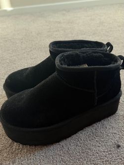 Classic Black Ugg Mini Platform