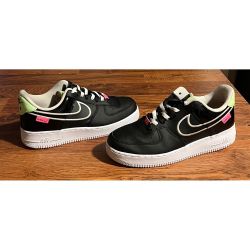 Nike Air Force 1 Low 07 LX Do You Black White Lime Mens 9