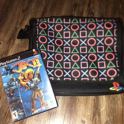 Playstation Carry Bag w/ PS2 Game