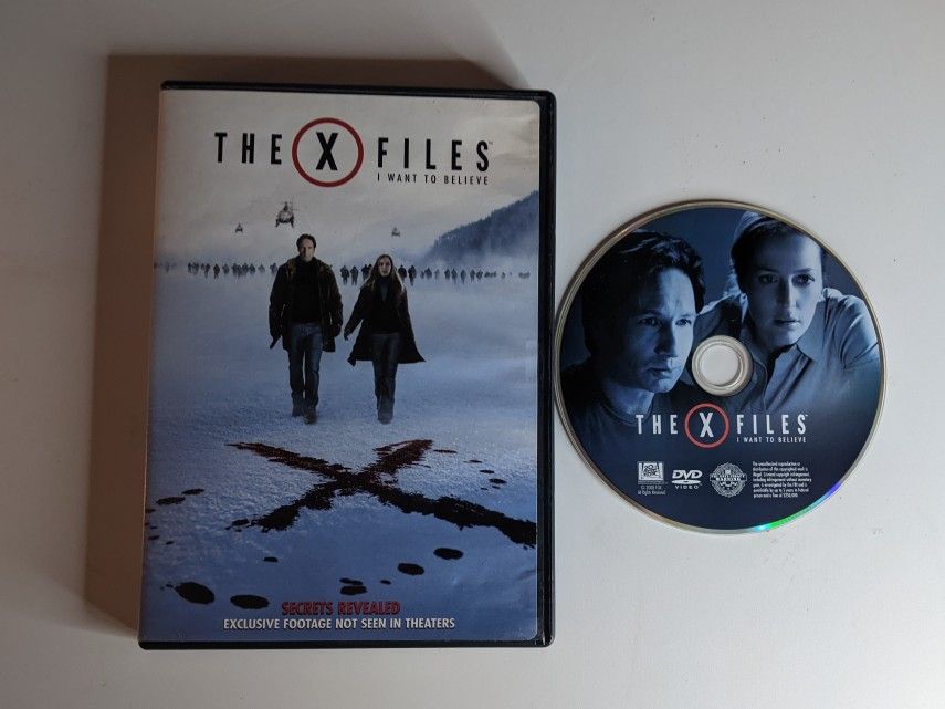 The X Files I Want To Believe DVD Movie Extended Cut & Theatrical Versions Year 2009