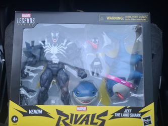 Marvel Rivals Venom and Jeff the land shark