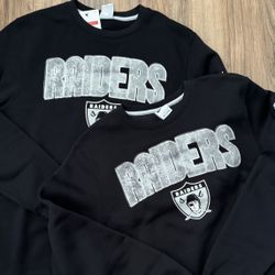 New Men’s Size Large Raiders Nike Crewneck Sweatshirt