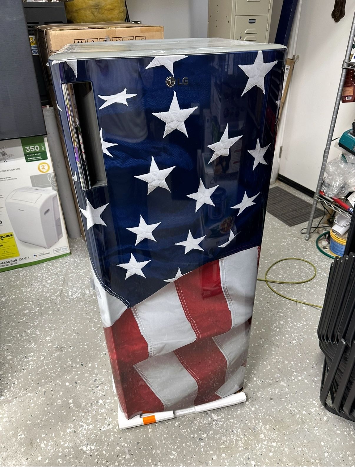 LG American Flag Fridge