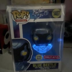 Funko Pop! DC Universe Blue Beetle Target Exclusive Glow In Dark