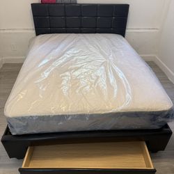 Queen Bed Frame With Mattress All New Furniture And Free Installation   Free Delivery 