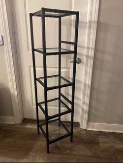 5-Tier Shelf with removable glass bottoms