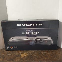 Ovente Electric Countertop Double Burner Hot Plate