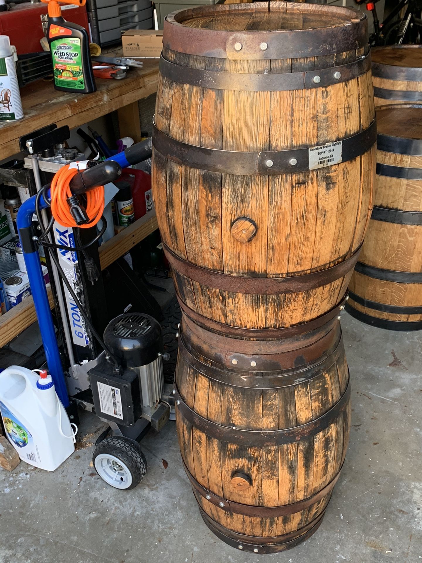 Small Refinished Whisky Barrels