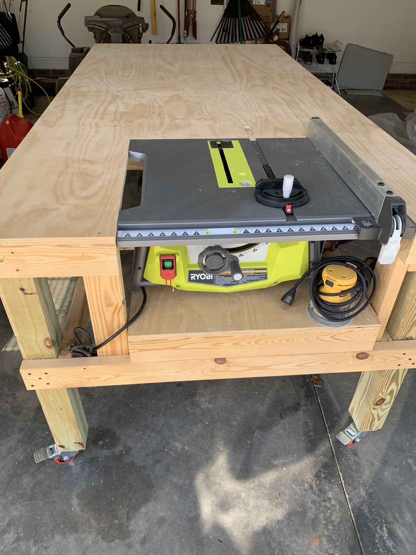 Table Saw Workbench