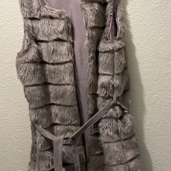 Women's Fur Vest Size S