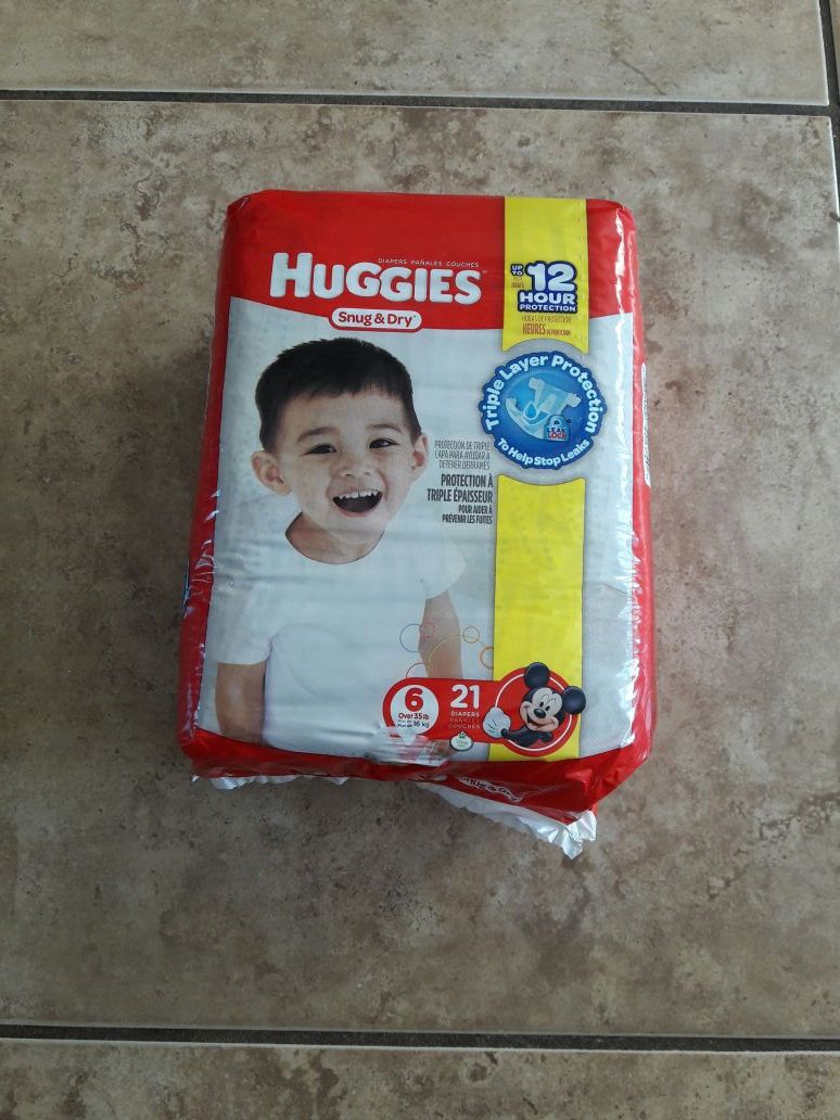 Huggies diapers