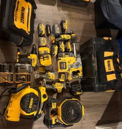 Large DeWalt Power Tool Collection Bundle