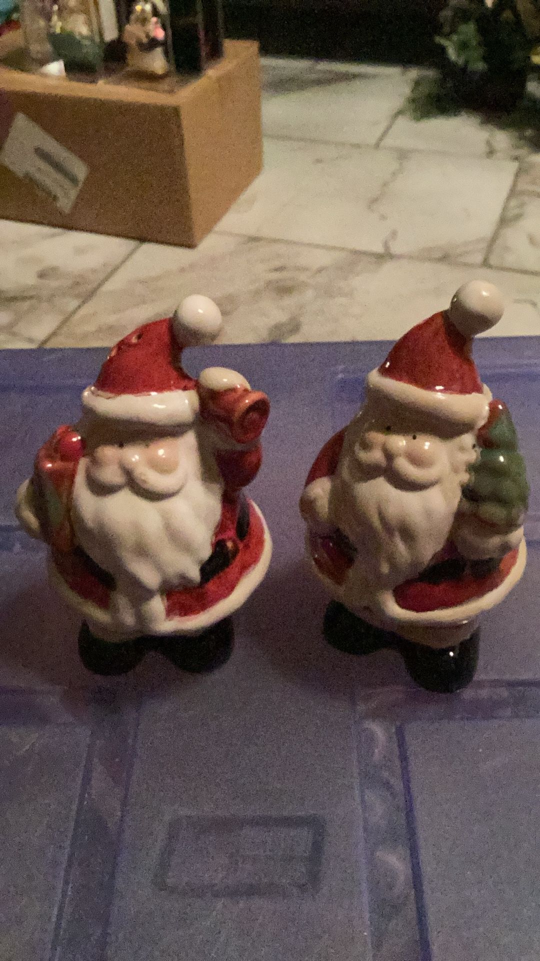 Santa Salt & Pepper Shakers