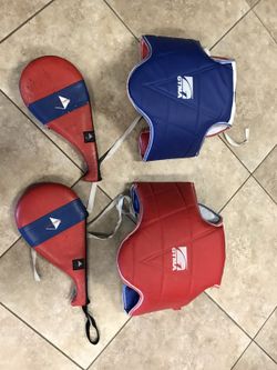 Sparring Chest Guards, Kicking Paddles