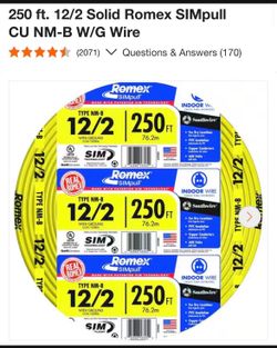 Romex Wire 12/2