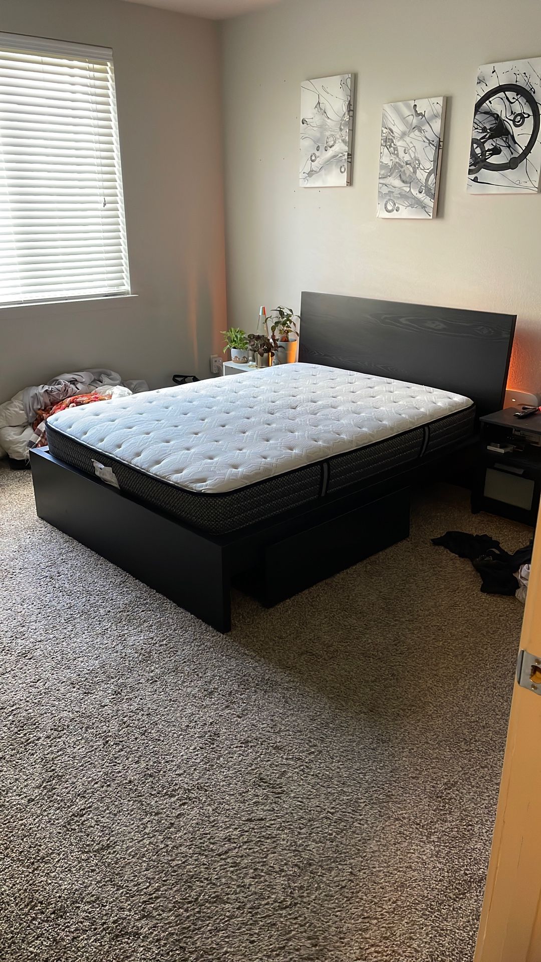 Full Size Mattress And IKEA Bed Frame