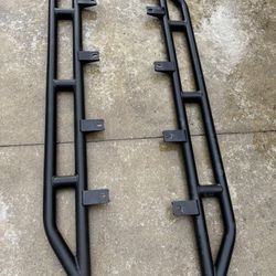 Rivian R1S Goat Fabrication Rock Sliders | R1S Side steps | Rivian Rock Sliders | side steps 