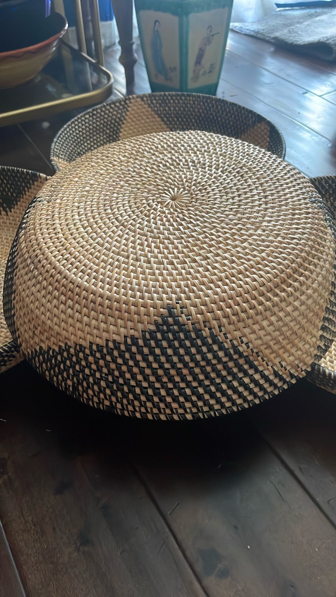 Set Of 4 Rattan Wall Decorating