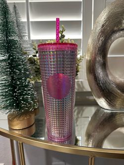 pink starbucks cup