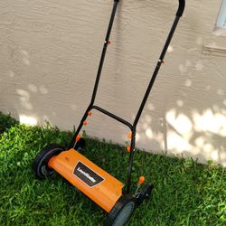 Fairy New Lawnmaster 18 Inch 5 Inch Blade Reel Push Mower. Adjustable Height Blade 