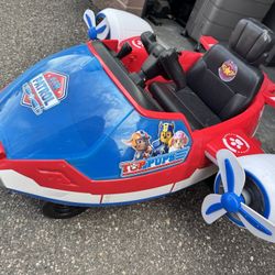 Paw Patrol Airplane Battery Power Ride On