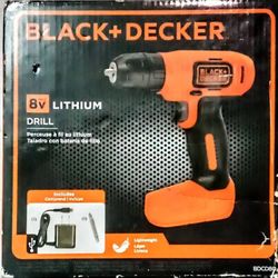 Black & Decker 8V Cordless Drill