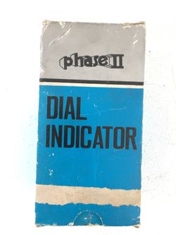 Phase II Dial Indicator 0-1” #900-102