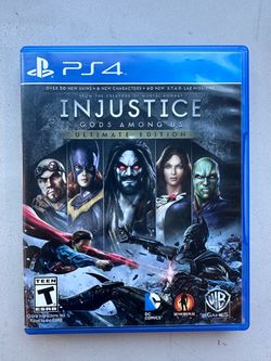 PS4 INJUSTICE Game