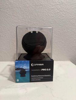 New in box Speaqua The Barnacle Pro 2.0 bluetooth speaker 100% waterproof, floatable, portable