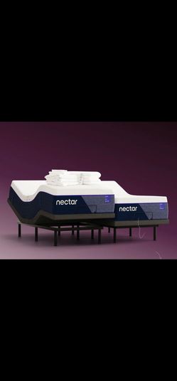 Nectar Split King Mattress with Adjustable Base