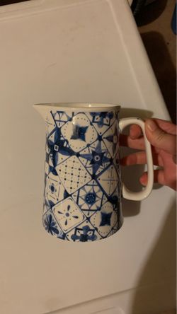 Small porcelain pitcher