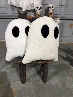 Halloween Ghost Throw Pillows Set of 2