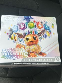 Pokemon Scarlet & Violet  Prismatic Evolutions Elite Trainer Box ETB