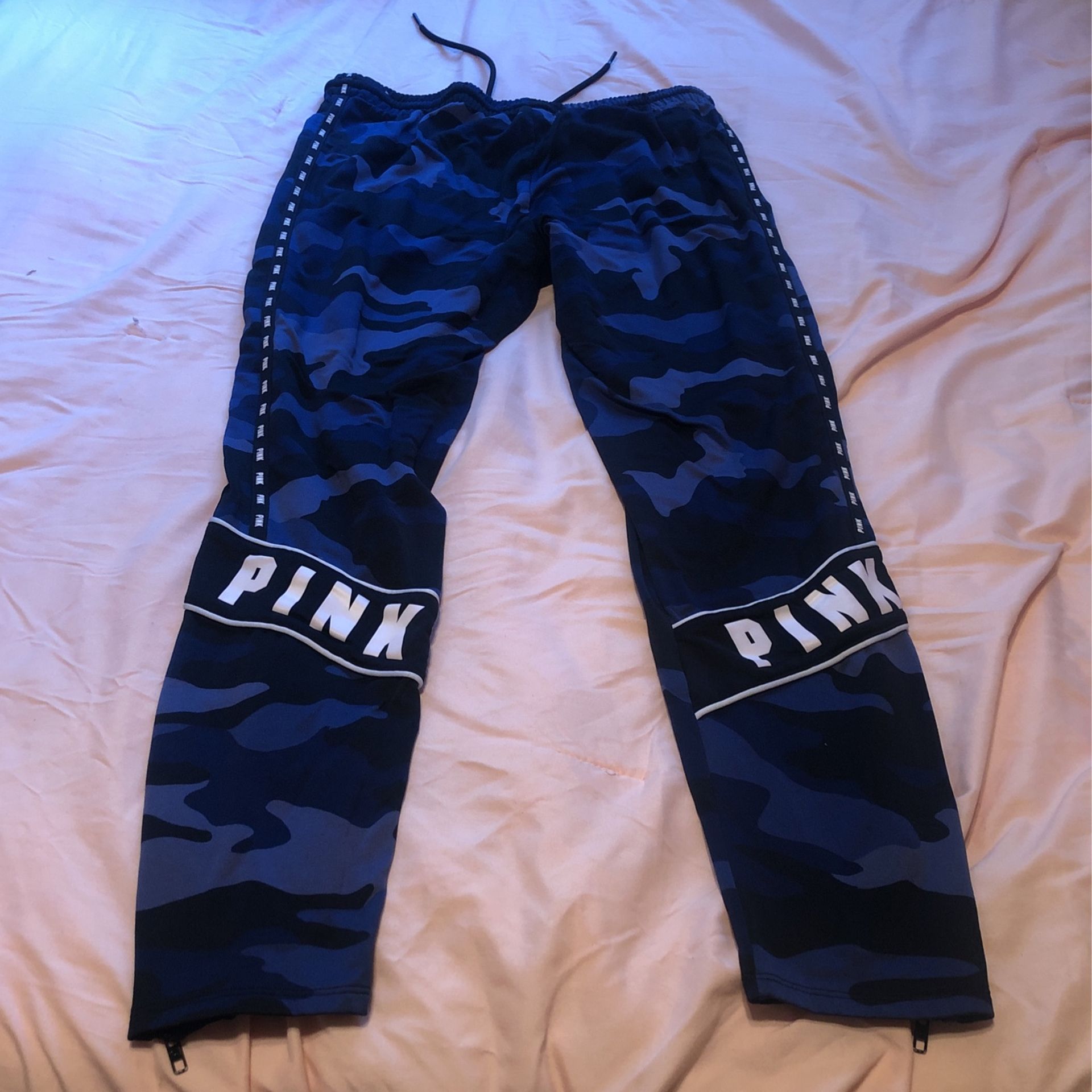 Blue Army Pink Joggers