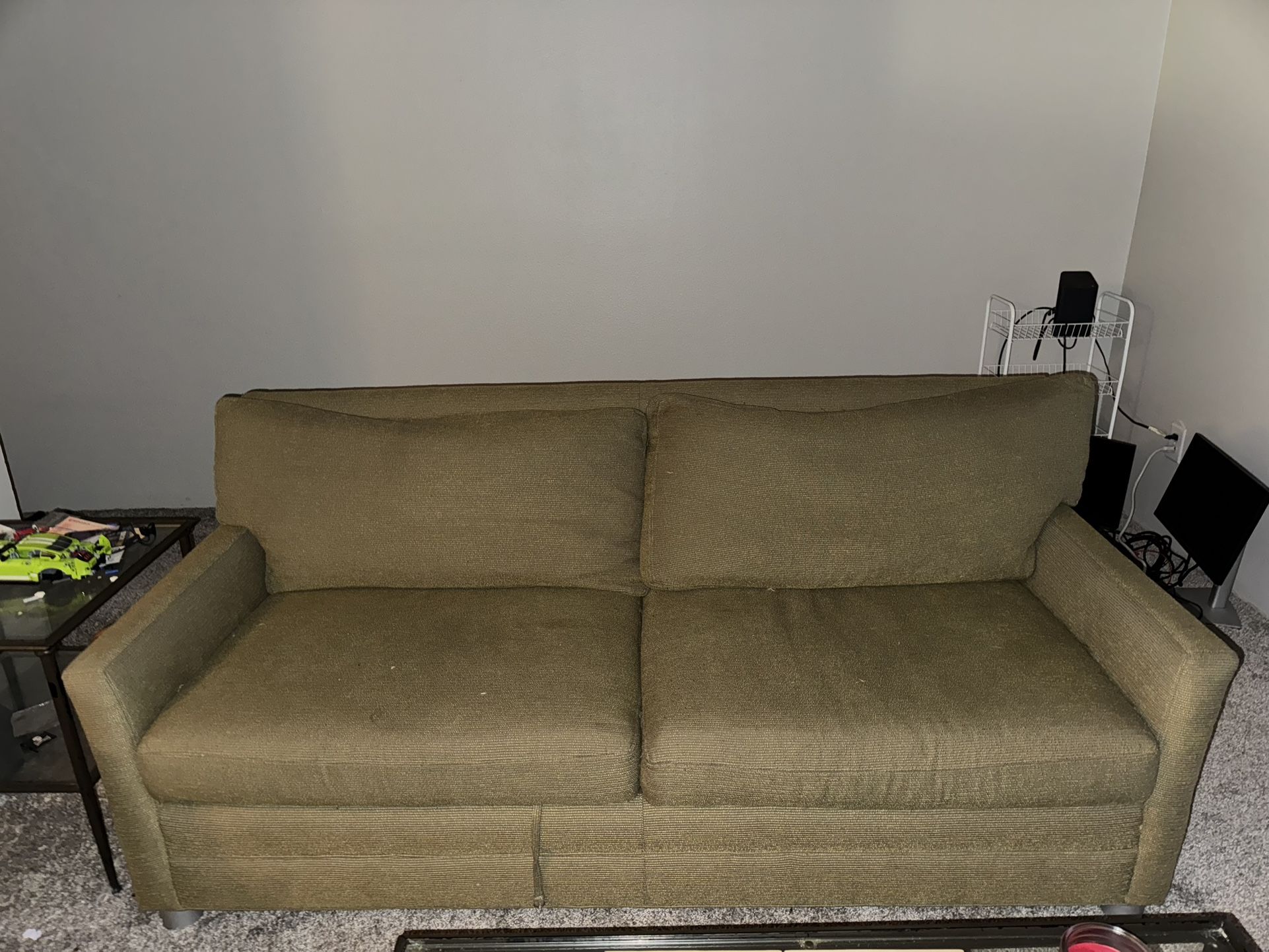 Feather Cushioned Couch