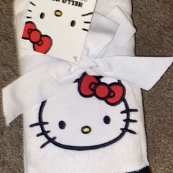 Hello Kitty Set Of 2 Embroidered Hand Towels