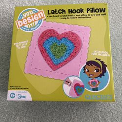 New Colorbok you designed it latch hook pillow 12” x 12”
