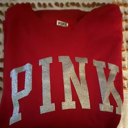 Victoria Secret (Pink)Red Sweatshirt 