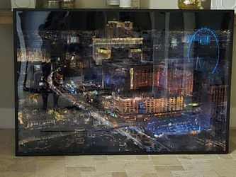 Las Vegas strip night print