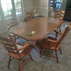 Dining Room Table And Hutch