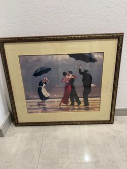 Jack Vettriano The Singing Butler Framed Print Bombay Company Large Wall Art