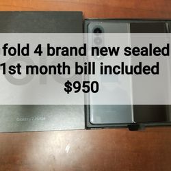 Z Fold 4 Brand new Sealed 