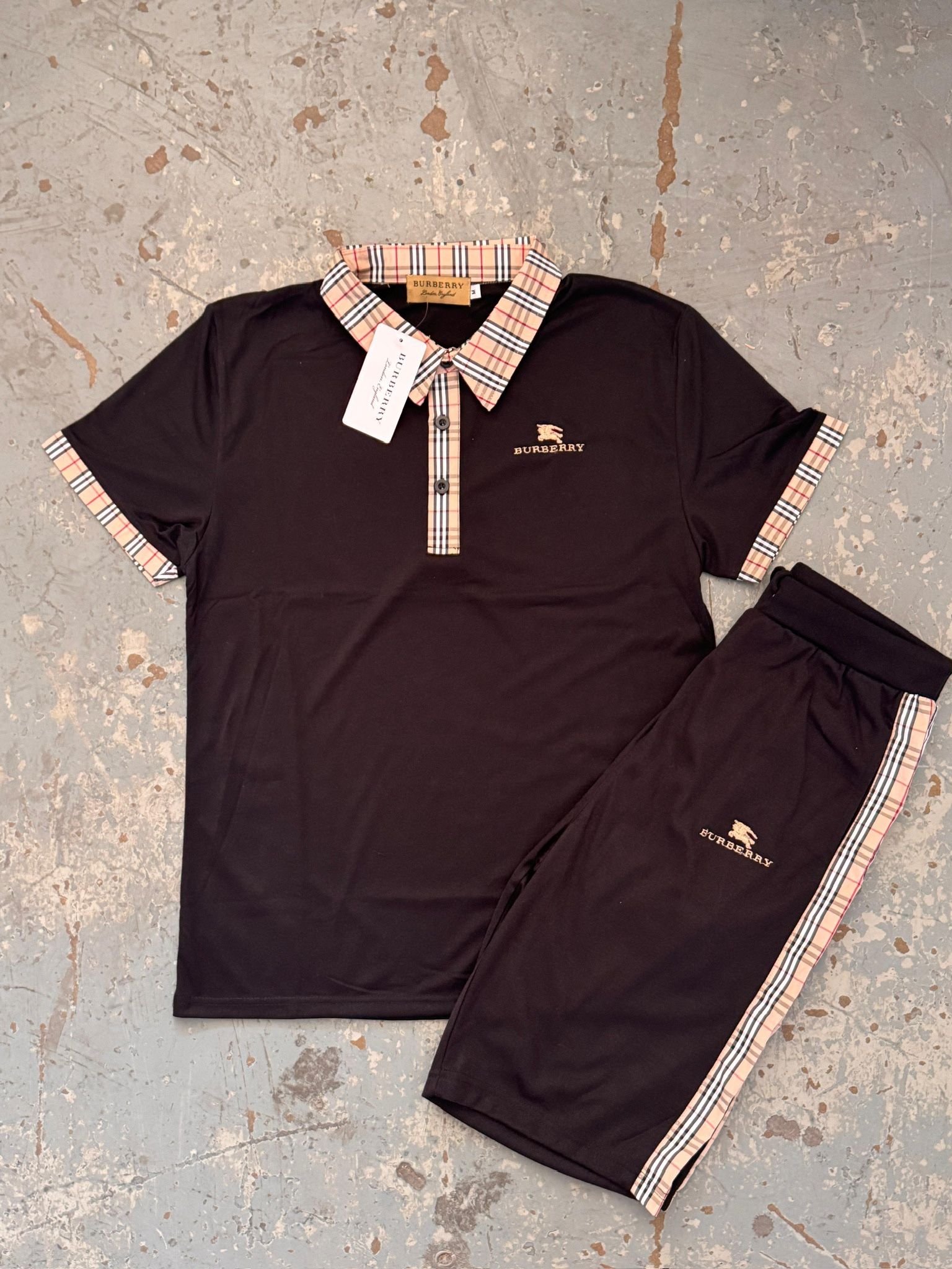 Burberry Short Sets (M, 2X, 3X, 4X)